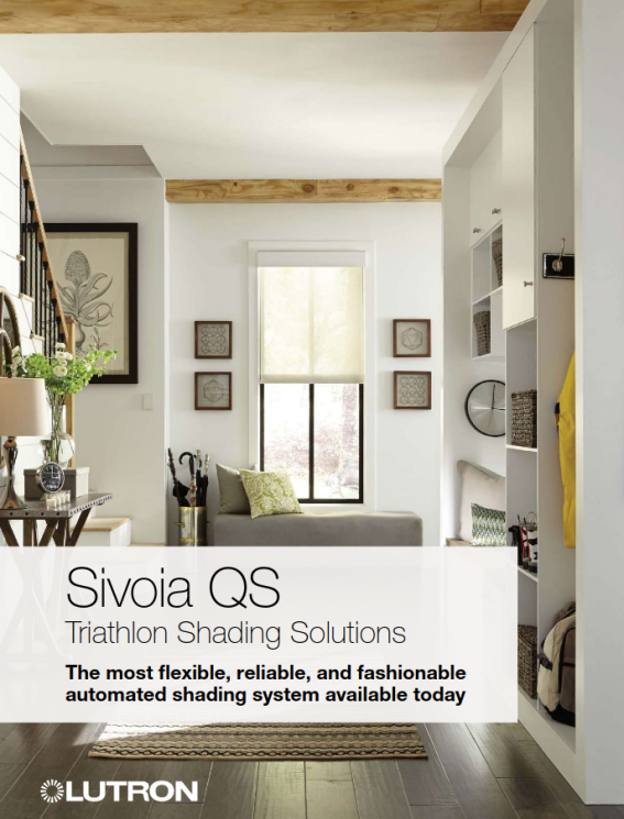 Sivoia QS Triathlon Solutions Brochure - Lutron blinds brochure
